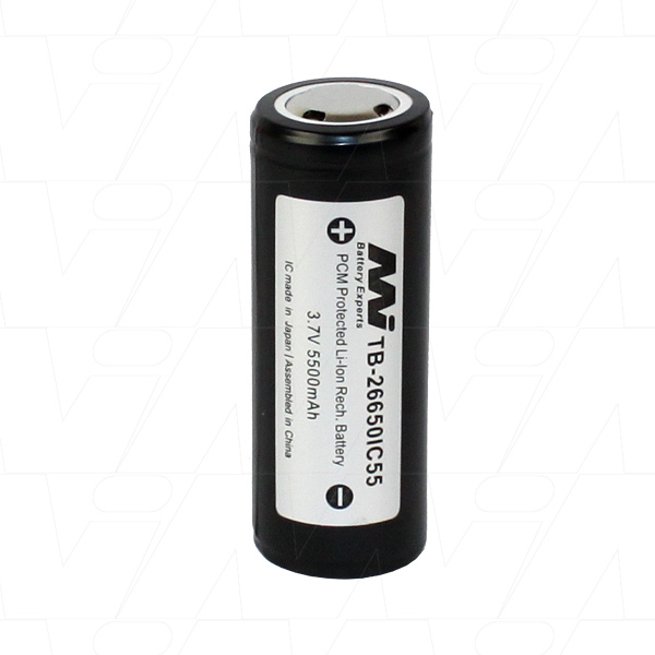 MI Battery Experts TB-26650IC55-BP1